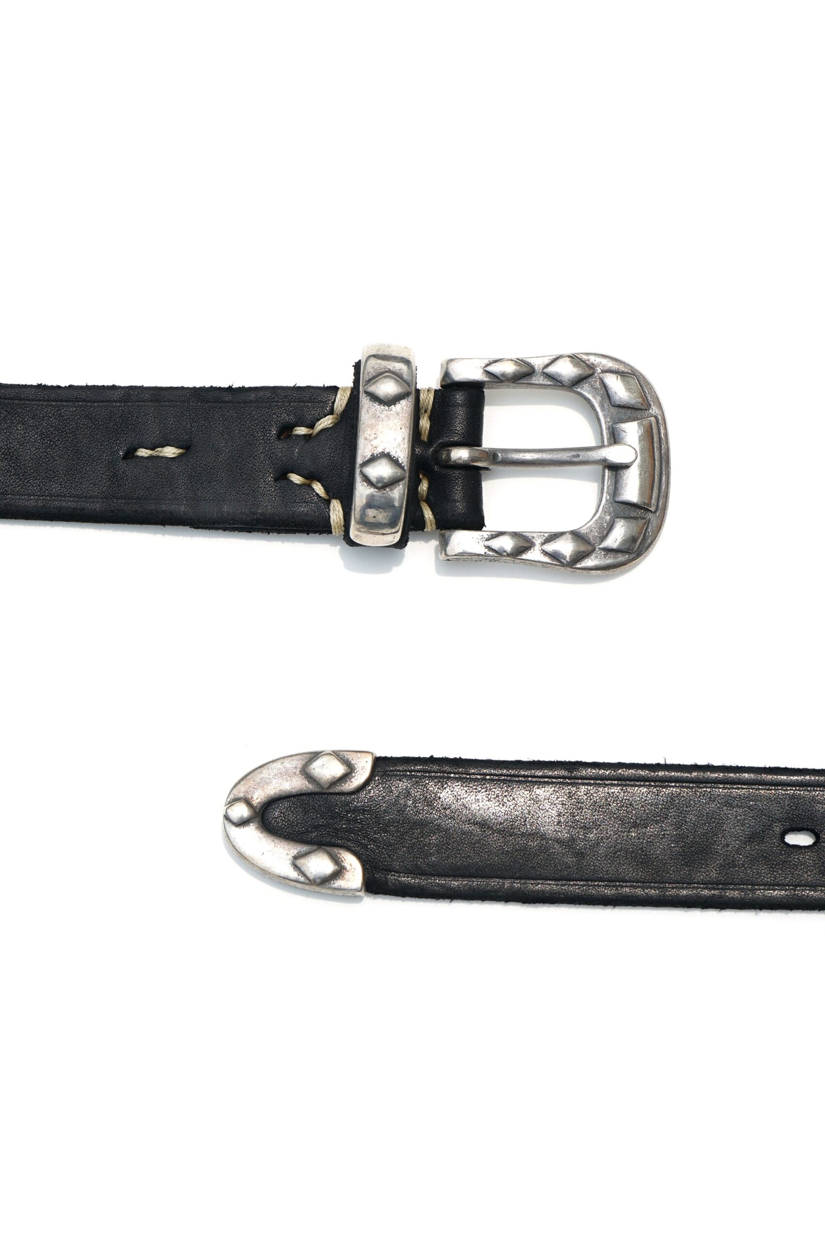 Vintage Western Metal Design Belt ベルト 珍しい メンズ