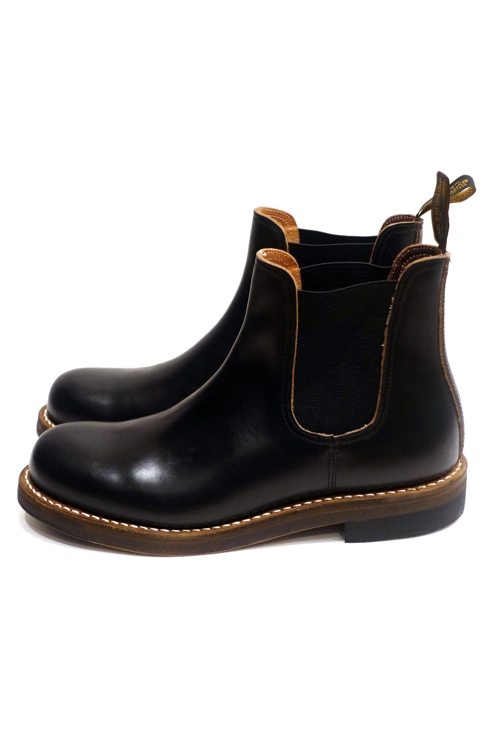 Rolling dub trio(ローリングダブトリオ) “STAN” SIDE GORE BOOTS #RDT-A06 / BLACK  CHROMEXCEL | MIRROR BALL(ミラーボール)